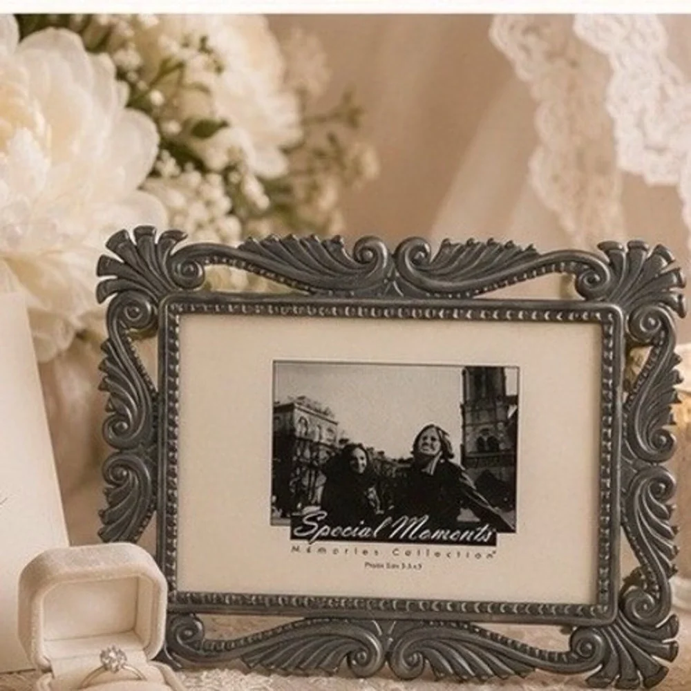 Special Moments Memories Collection Ornate Pewter Scroll 3.5x5 Picture‎ Frame